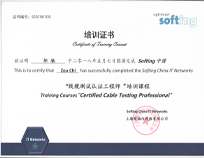Softing认证工程师证书