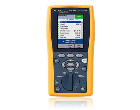 福禄克FLuke DTX-LT电缆认证分析仪（DTX-LTMS,DTX-LT-ES）网线光纤测试仪 价格 图片 性能 参数